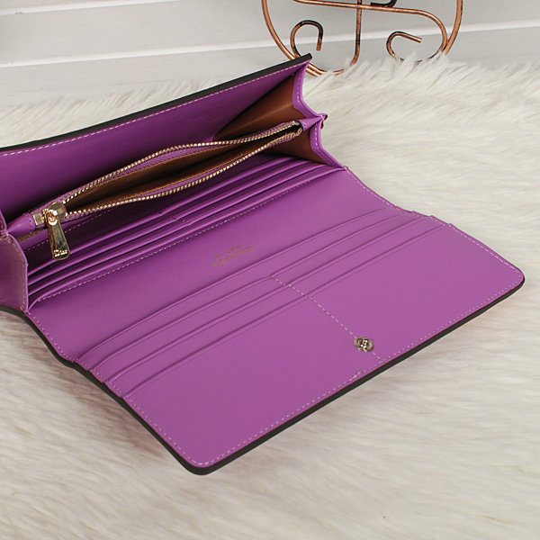 dior bi-fold wallet calfskin 119 purple&pink
